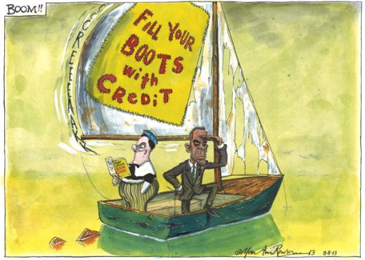 08.08.13: Martin Rowson on the new Bank of England governor